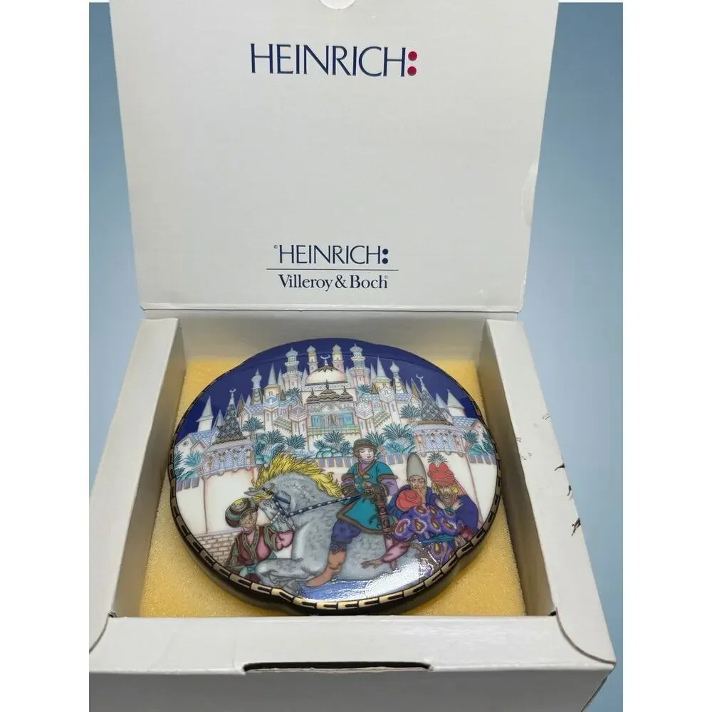 Heinrich Villeroy Boch Firebird Trinket Box W Germany LE